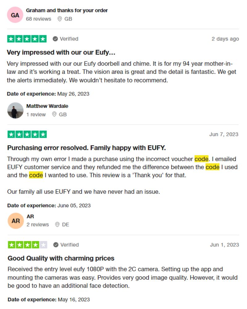 Eufy reviews