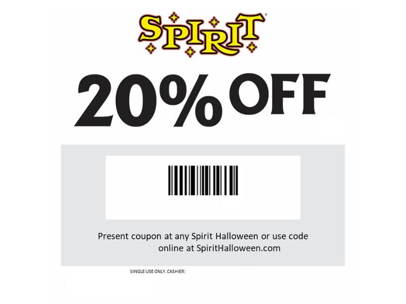Spirit Halloween coupon