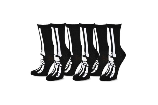 TeeHee Novelty Happy Halloween Fun Crew Socks 