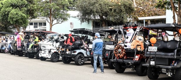 halloween golf carts