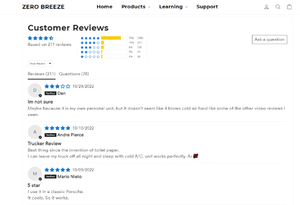 Zero Breeze review