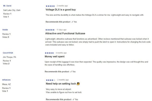 Samsonite reviews