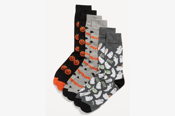 Old Navy Printed Novelty Statement Socks 3-Pack for men