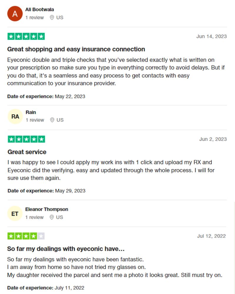 Eyeconic reviews