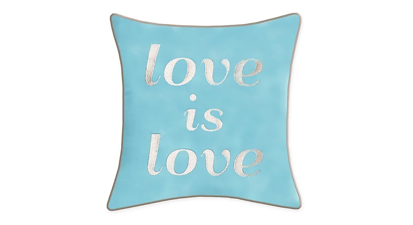 Love is Love Square Throw Pillow